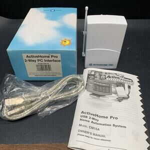 X10 ActiveHome Pro Computer PC Interface Module, Model CM15A.